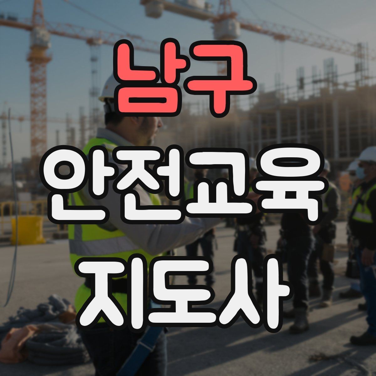 남구 안전교육지도사 자격증 학부모 대상 안전교육 프로그램 예시