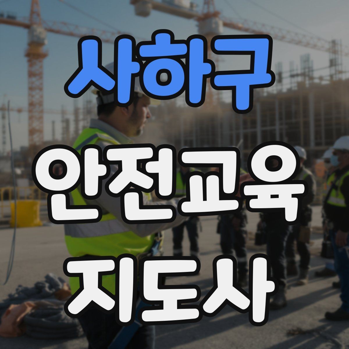 사하구 안전교육지도사 자격증 생활 안전교육 프로그램 예시