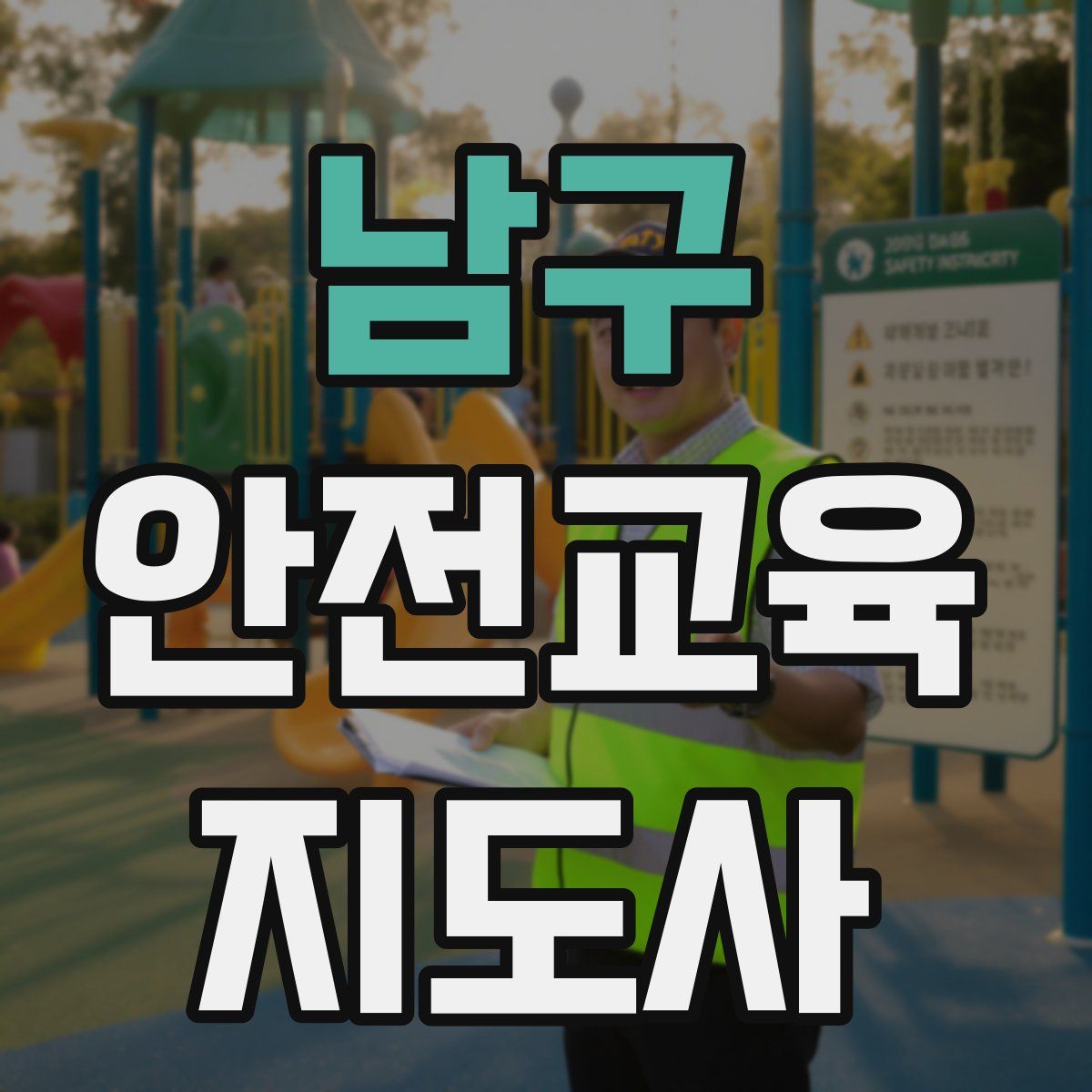 남구 안전교육지도사 자격증