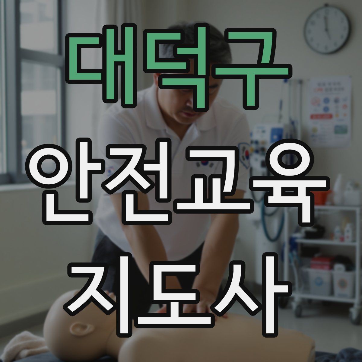 대덕구 안전교육지도사 자격증 단기간 합격 전략 정리