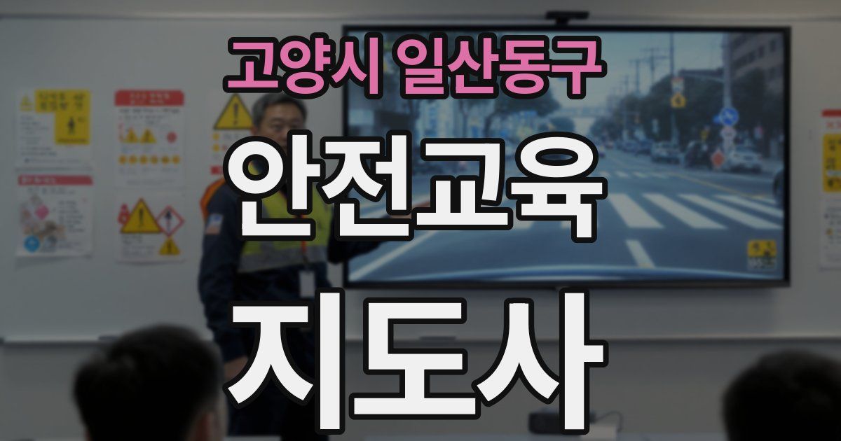 고양시 일산동구 안전교육지도사 자격증