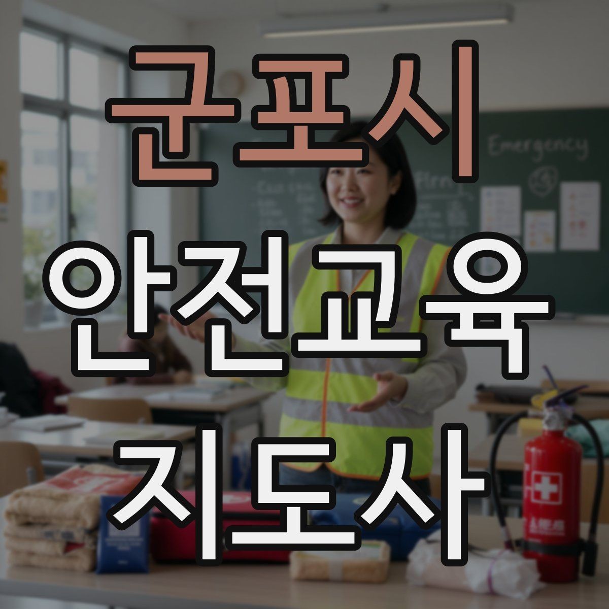 군포시 안전교육지도사 자격증 어린이 안전교육 지도 방법