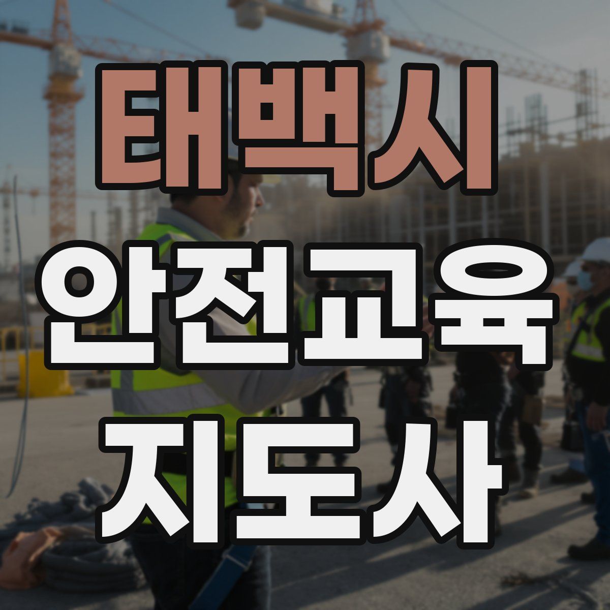 태백시 안전교육지도사 자격증