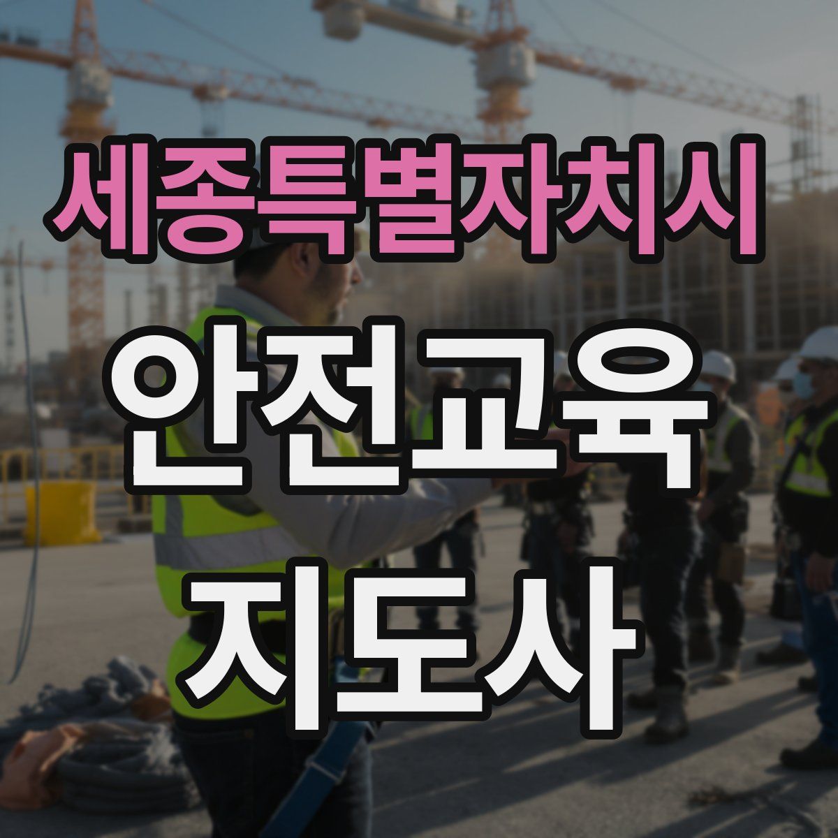 세종특별자치시 안전교육지도사 자격증