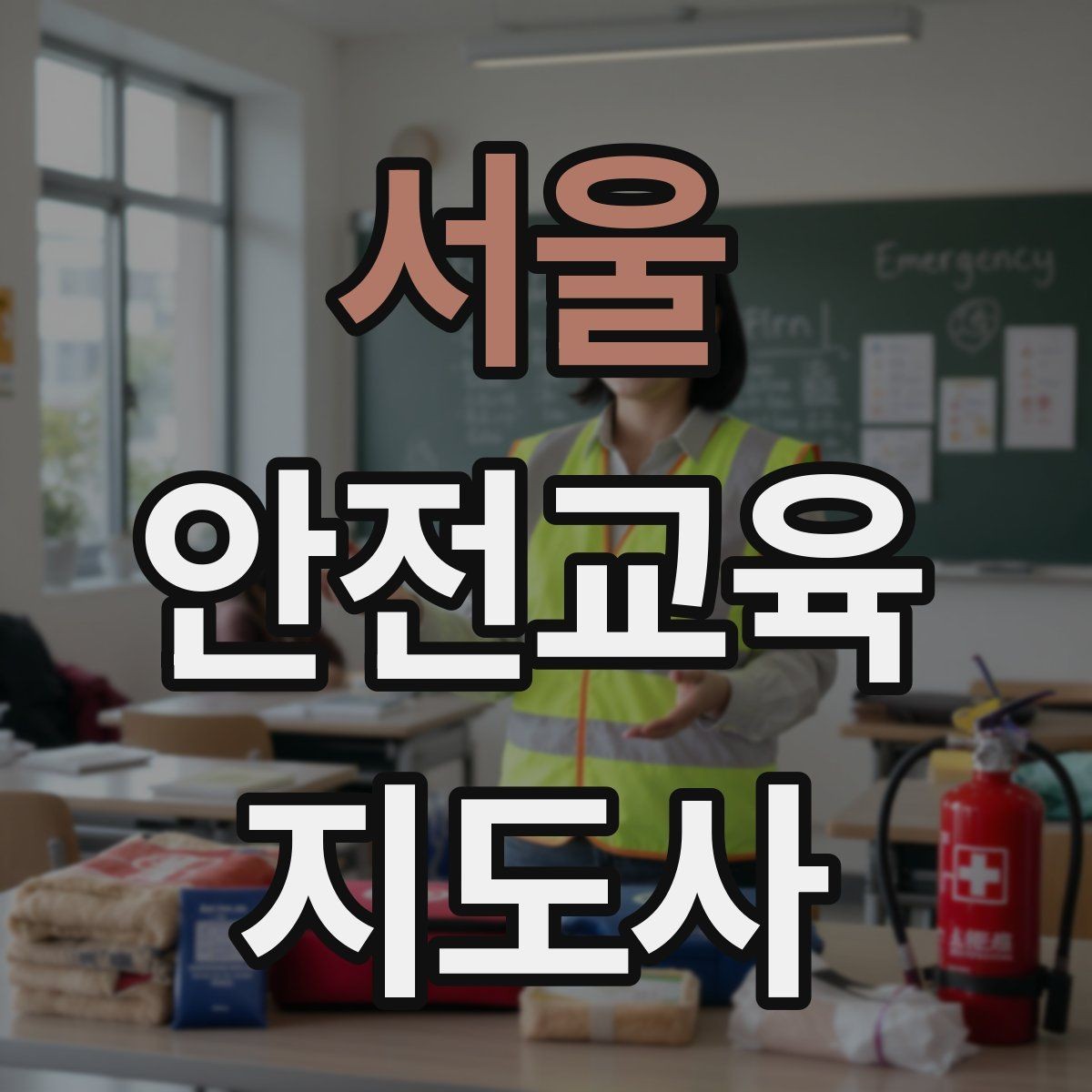 서울 안전교육지도사 자격증 취득 후 강의 활동 가능한가