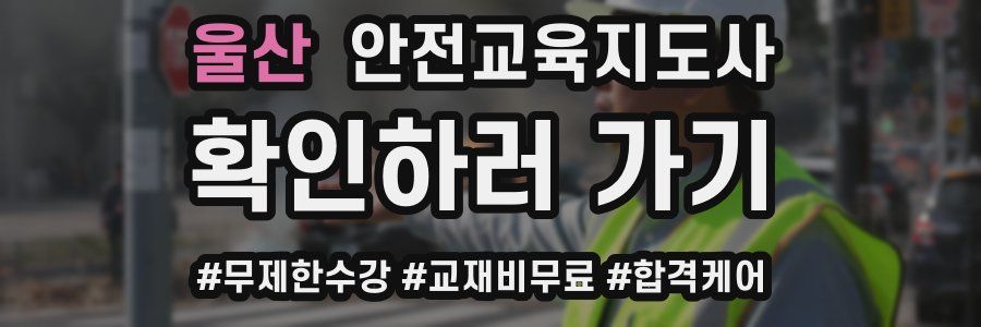 울산 안전교육지도사 자격증