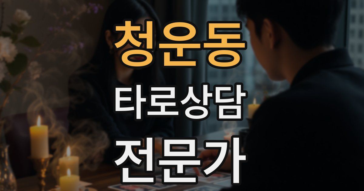 청운동 타로상담전문가 자격증