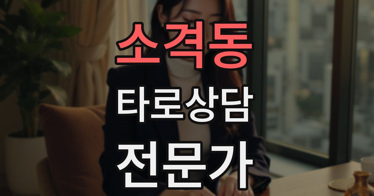 소격동 타로상담전문가 자격증