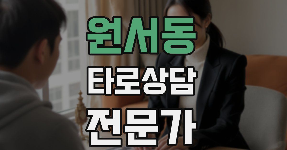 원서동 타로상담전문가 자격증
