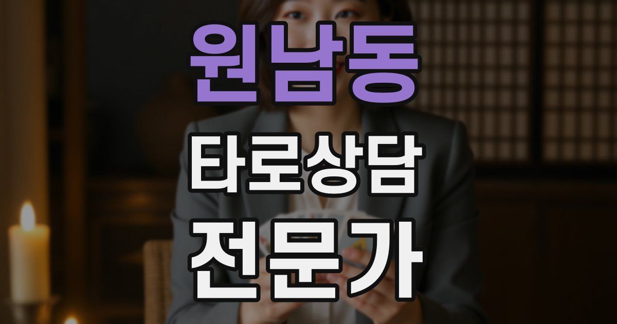 원남동 타로상담전문가 자격증
