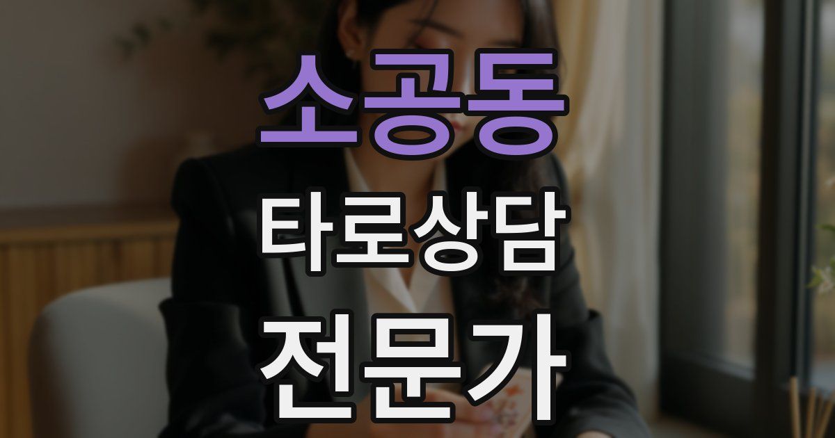 소공동 타로상담전문가 자격증