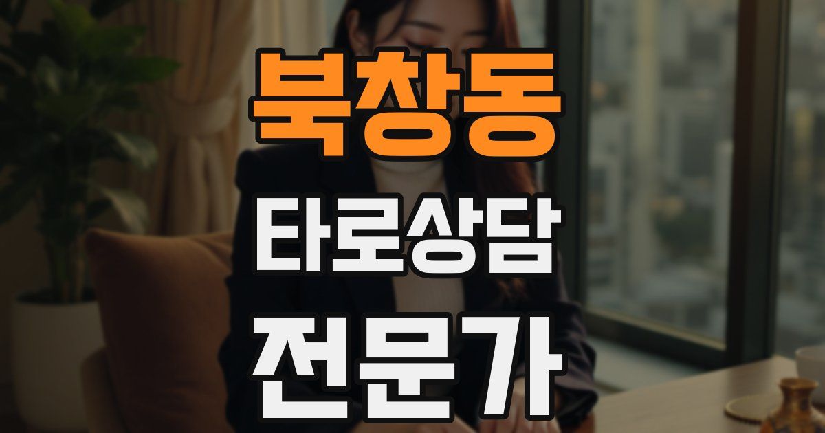 북창동 타로상담전문가 자격증