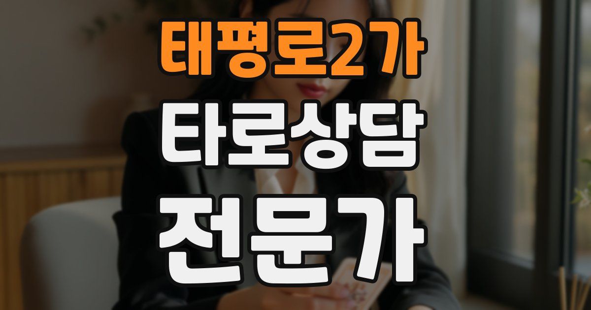 태평로2가 타로상담전문가 자격증
