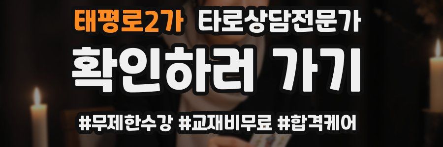 태평로2가 타로상담전문가 자격증