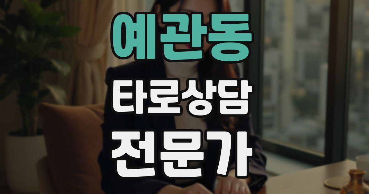 예관동 타로상담전문가 자격증