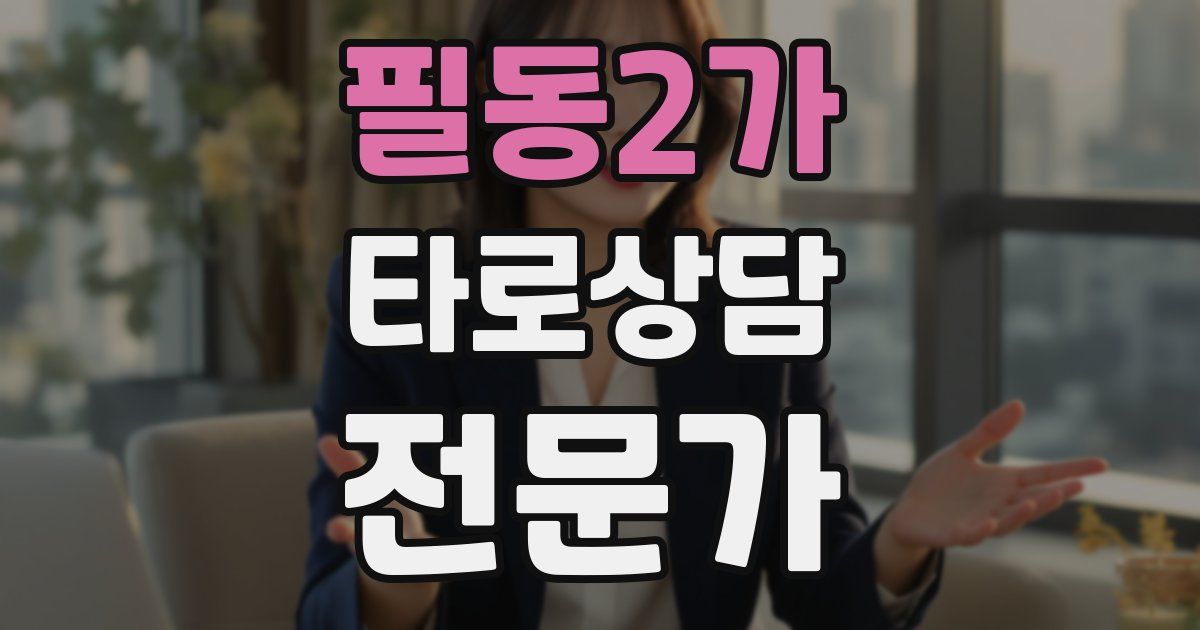 필동2가 타로상담전문가 자격증