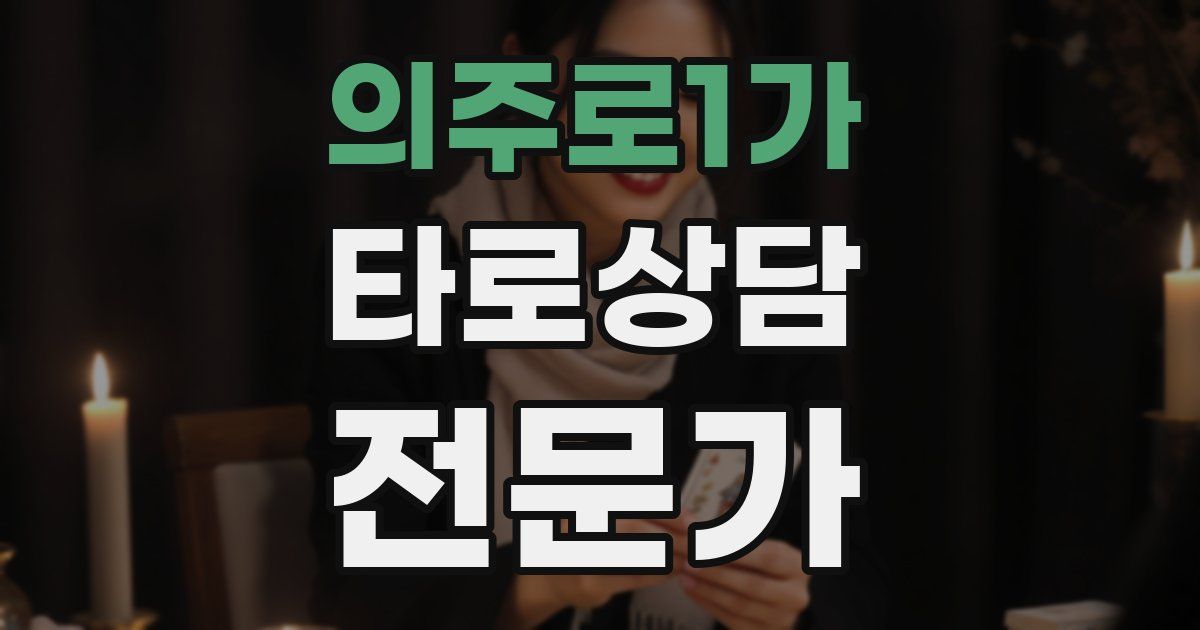 의주로1가 타로상담전문가 자격증