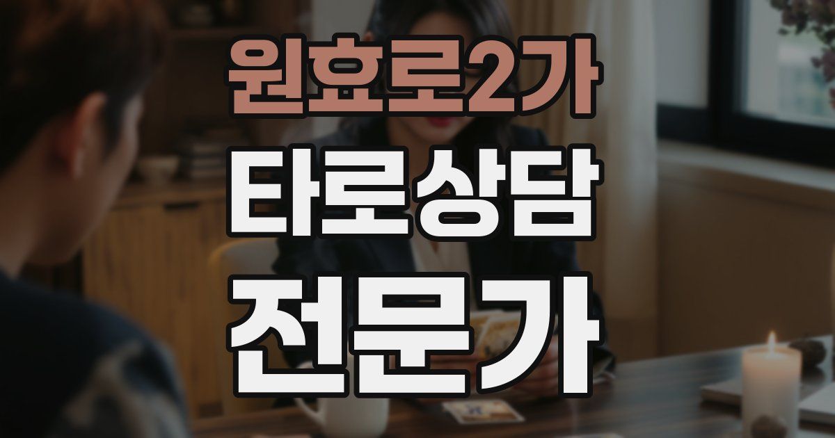 원효로2가 타로상담전문가 자격증