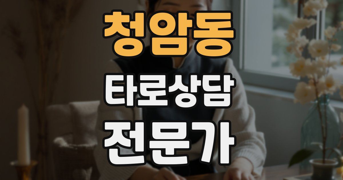 청암동 타로상담전문가 자격증