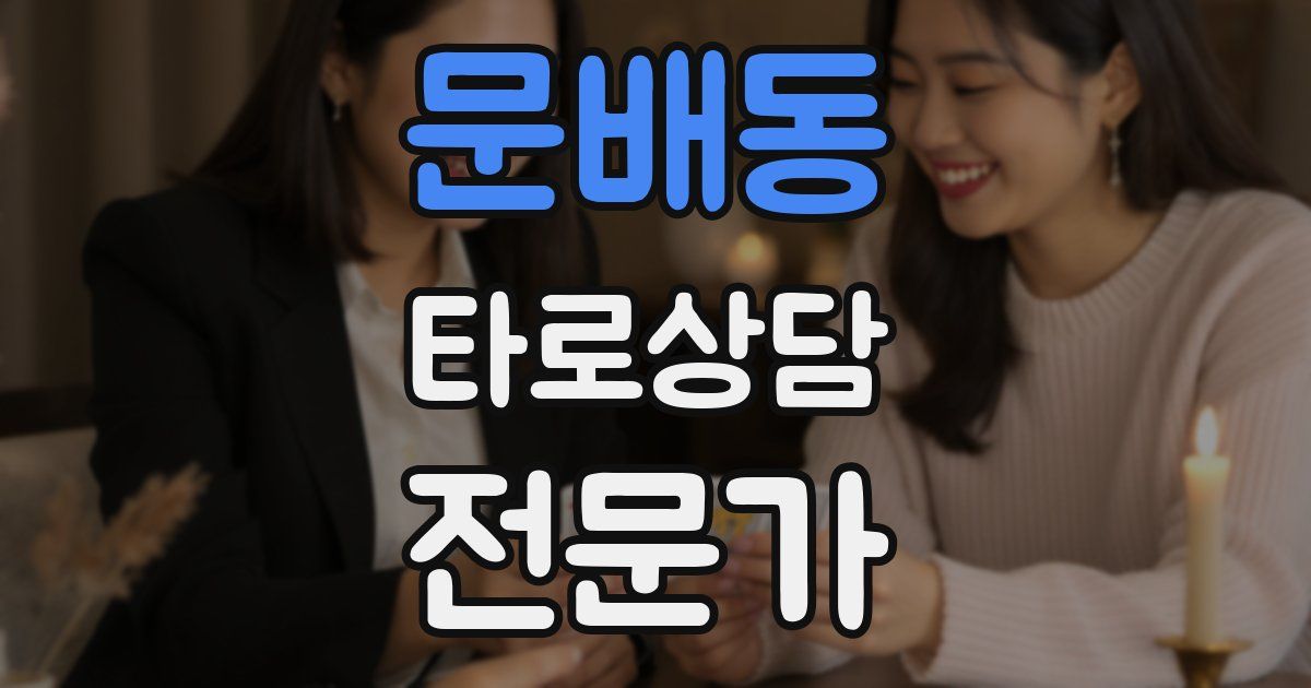 문배동 타로상담전문가 자격증