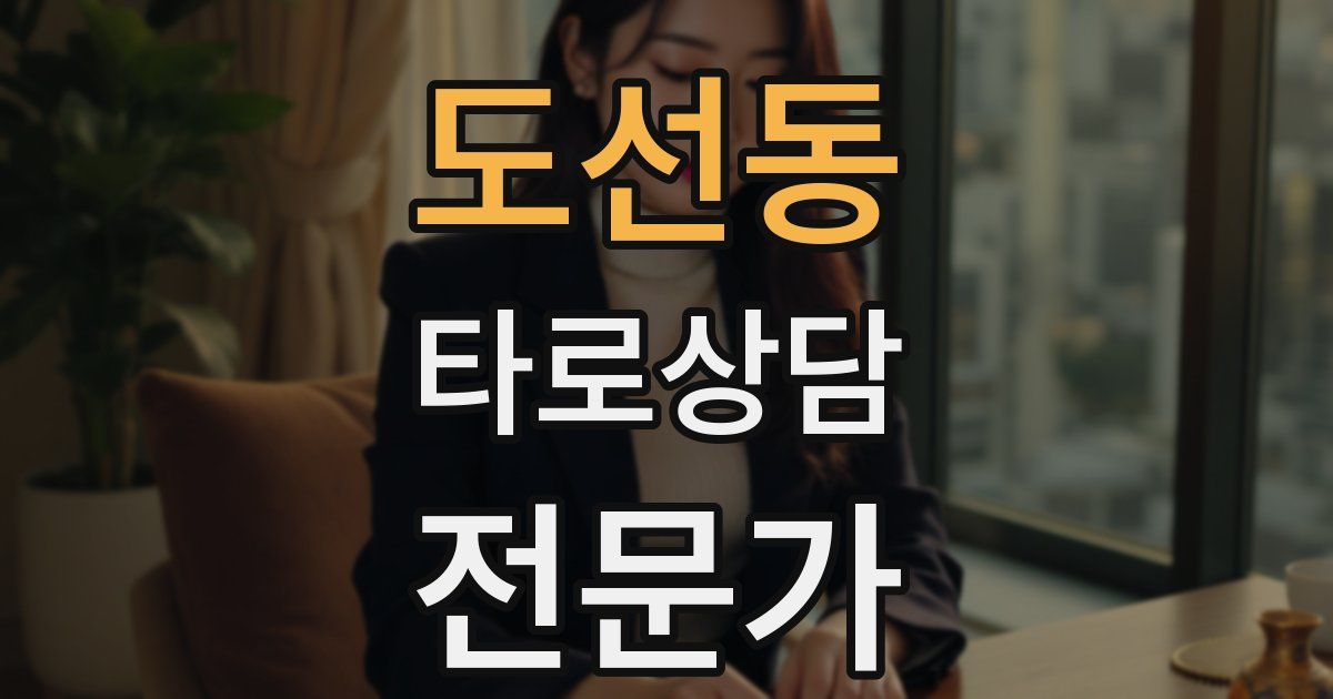도선동 타로상담전문가 자격증