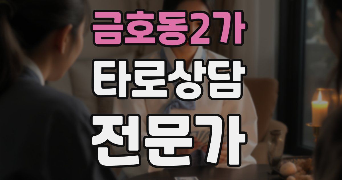 금호동2가 타로상담전문가 자격증