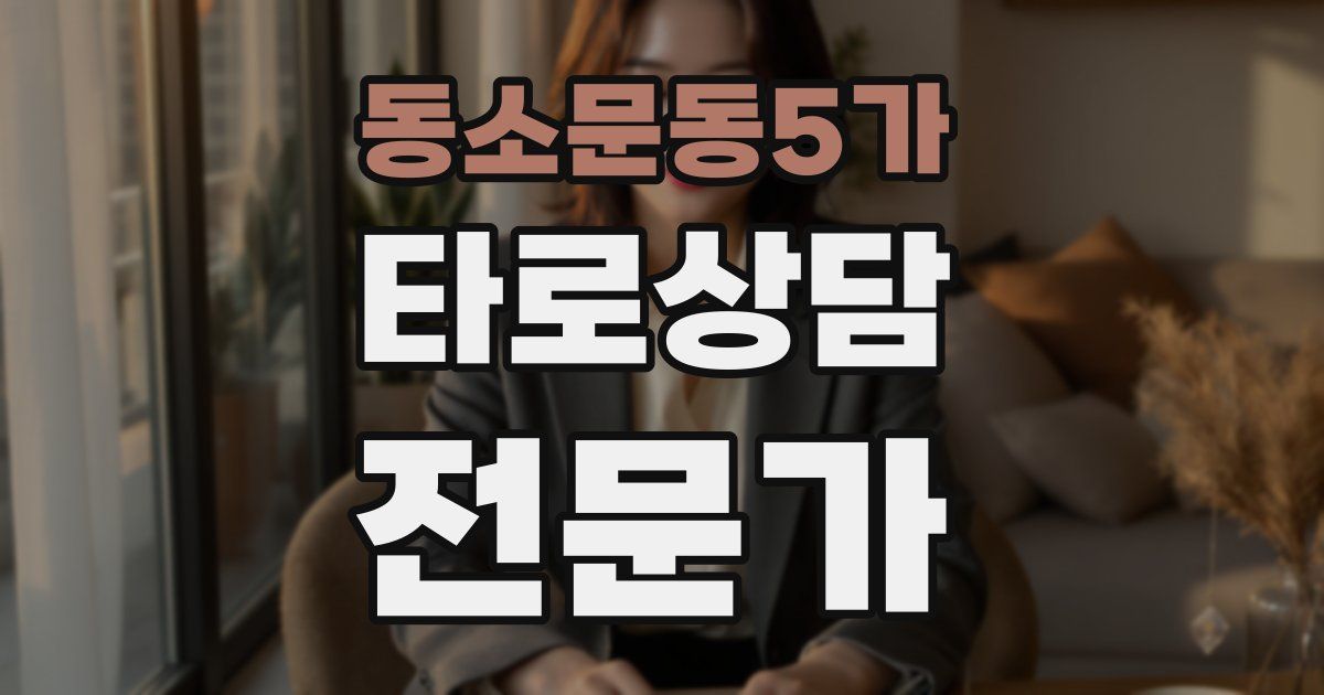 동소문동5가 타로상담전문가 자격증