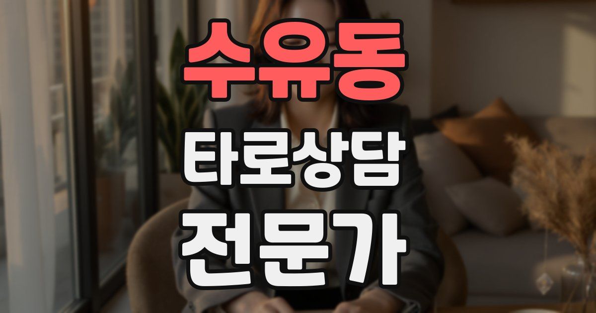 수유동 타로상담전문가 자격증