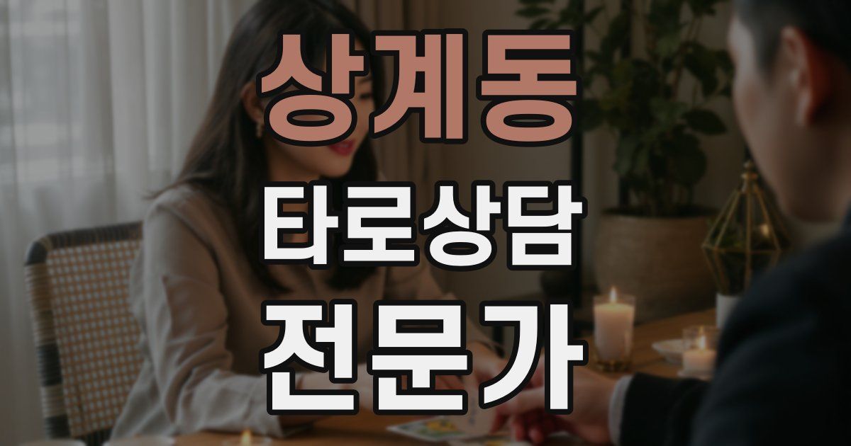 상계동 타로상담전문가 자격증