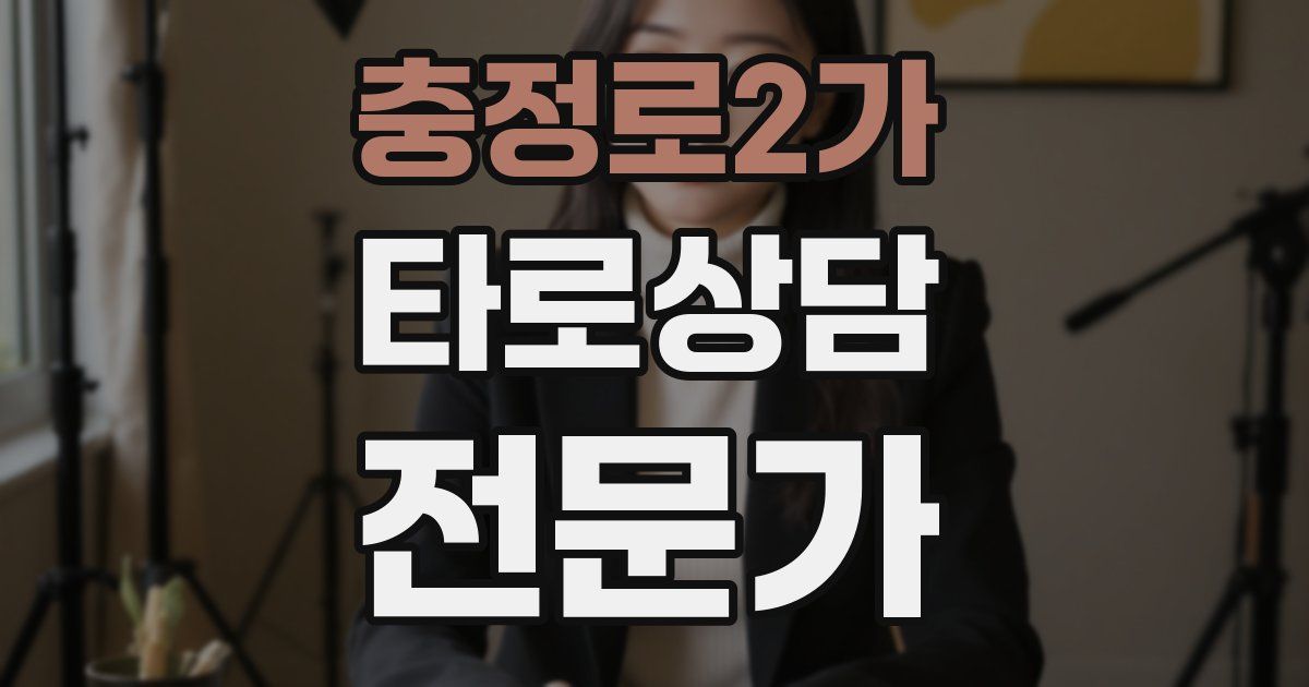 충정로2가 타로상담전문가 자격증