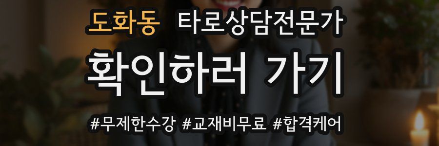 도화동 타로상담전문가 자격증