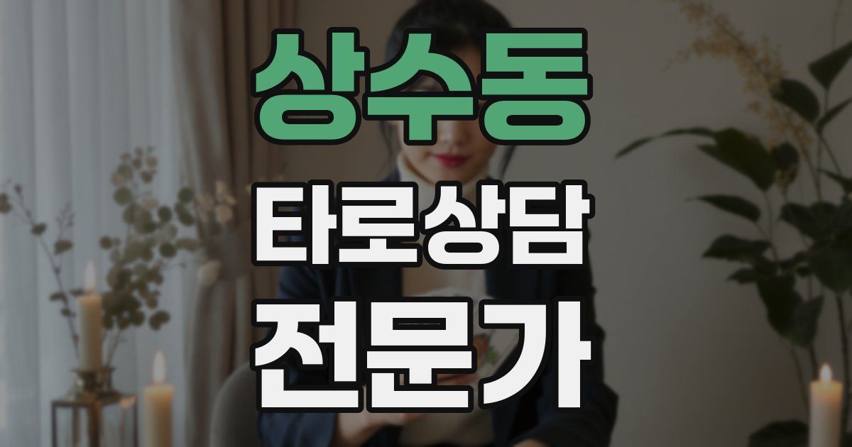 상수동 타로상담전문가 자격증