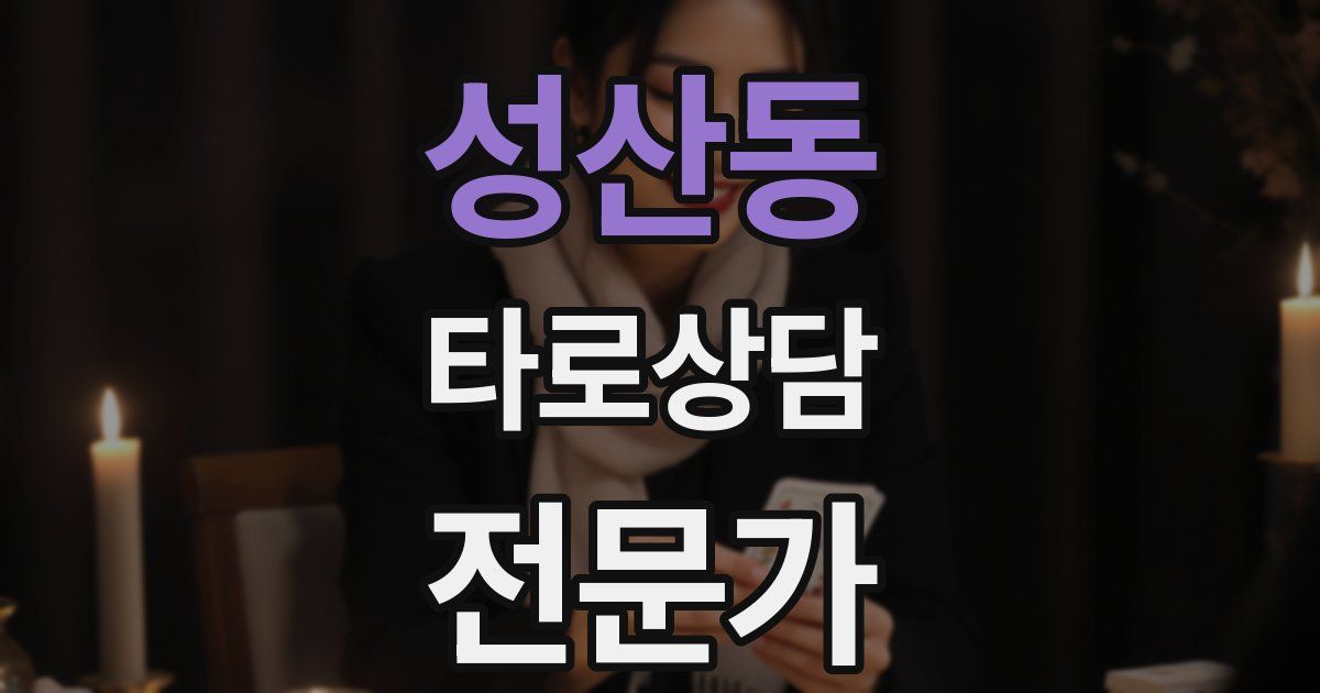 성산동 타로상담전문가 자격증