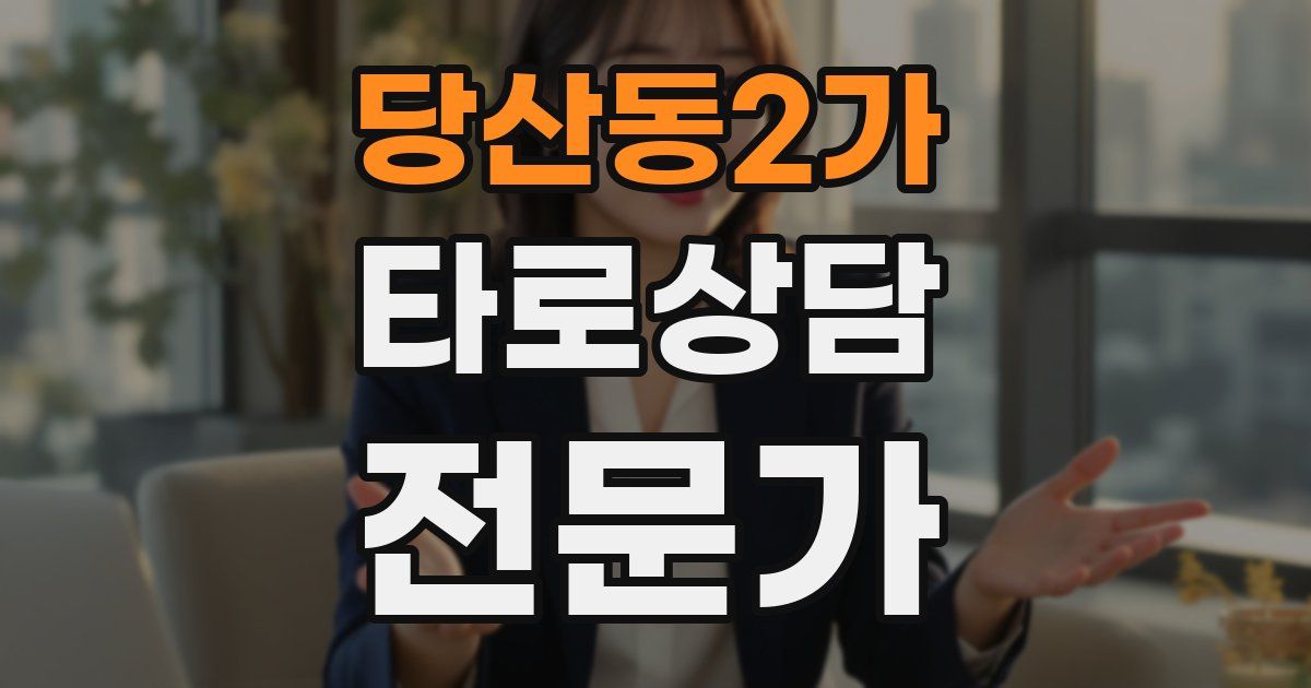 당산동2가 타로상담전문가 자격증