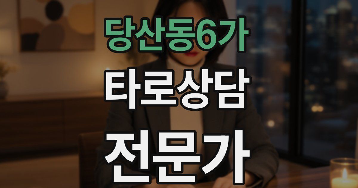 당산동6가 타로상담전문가 자격증