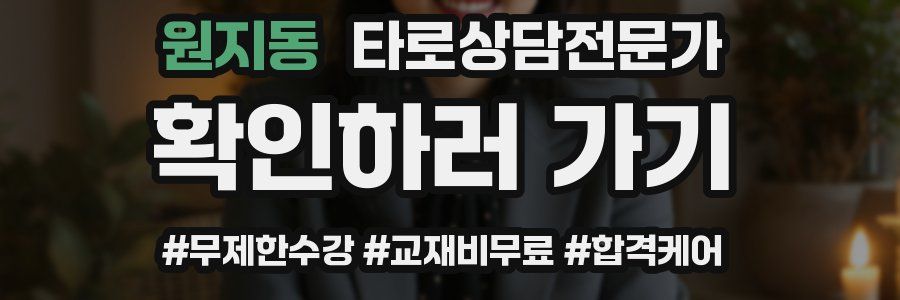 원지동 타로상담전문가 자격증