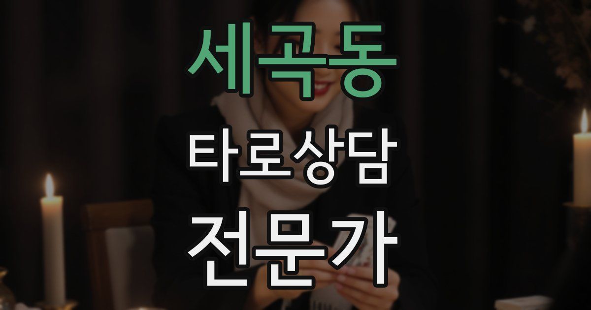 세곡동 타로상담전문가 자격증
