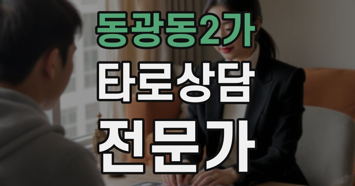 동광동2가 타로상담전문가 자격증