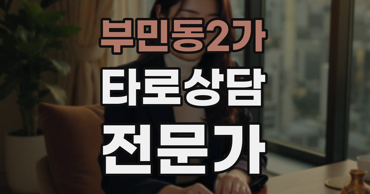 부민동2가 타로상담전문가 자격증