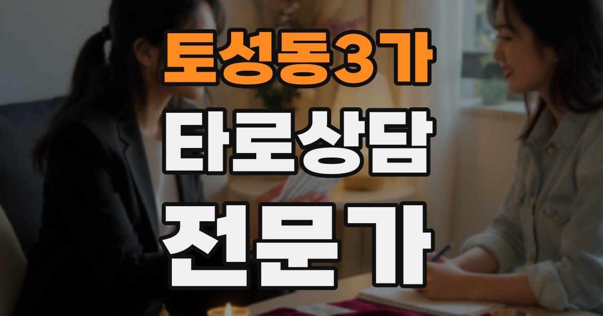 토성동3가 타로상담전문가 자격증