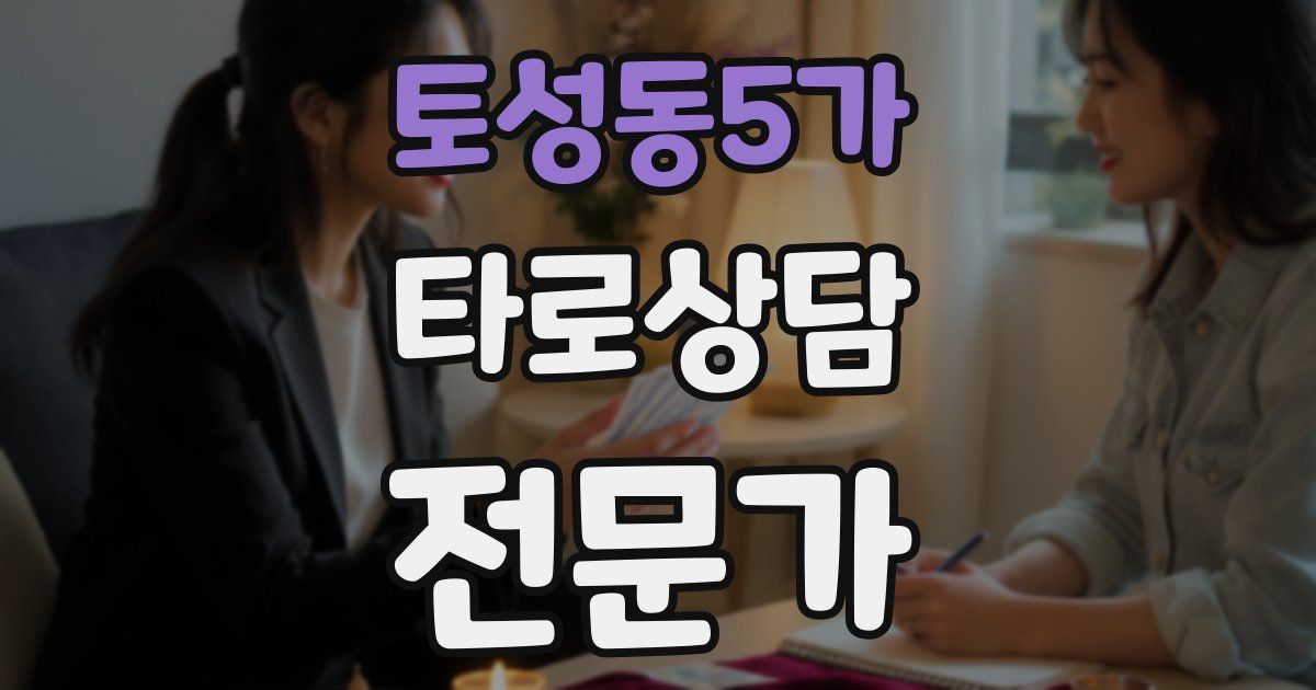 토성동5가 타로상담전문가 자격증