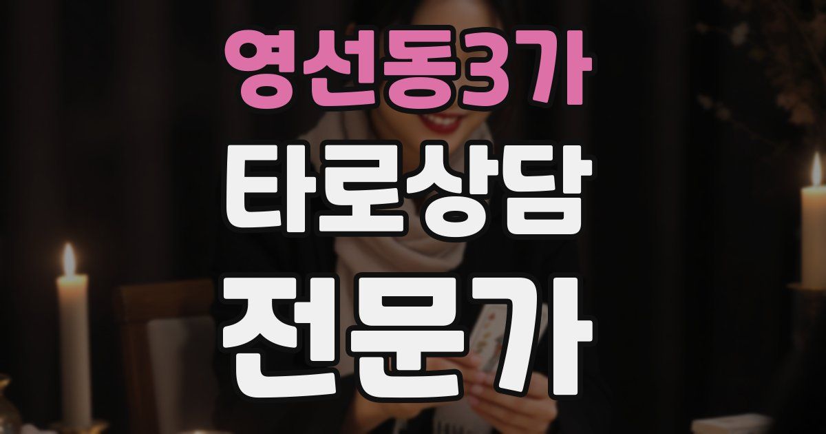 영선동3가 타로상담전문가 자격증