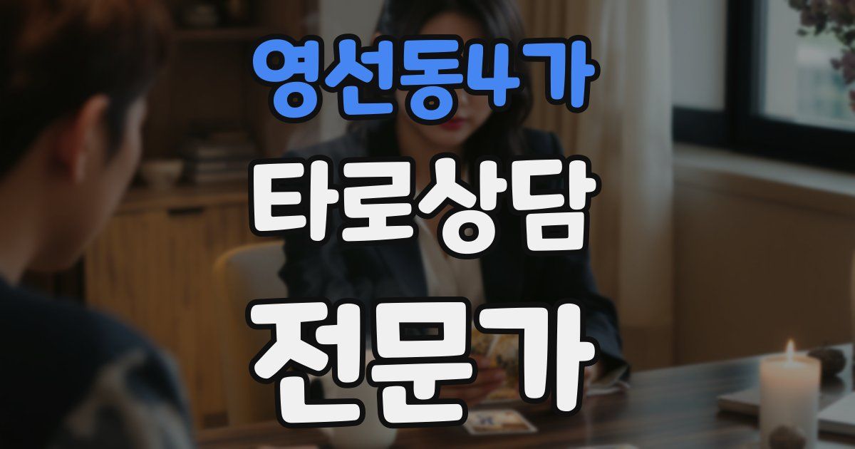 영선동4가 타로상담전문가 자격증