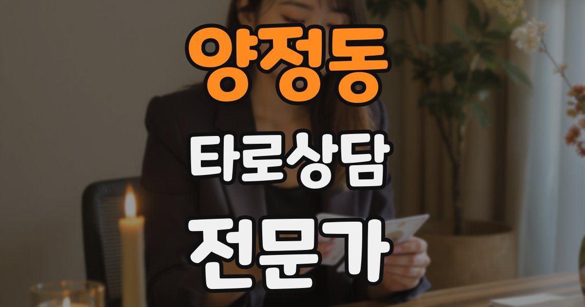 양정동 타로상담전문가 자격증
