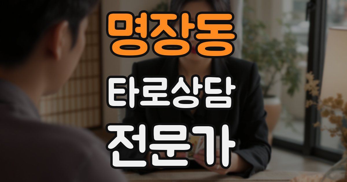 명장동 타로상담전문가 자격증