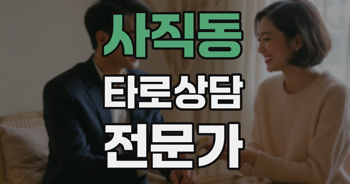 사직동 타로상담전문가 자격증