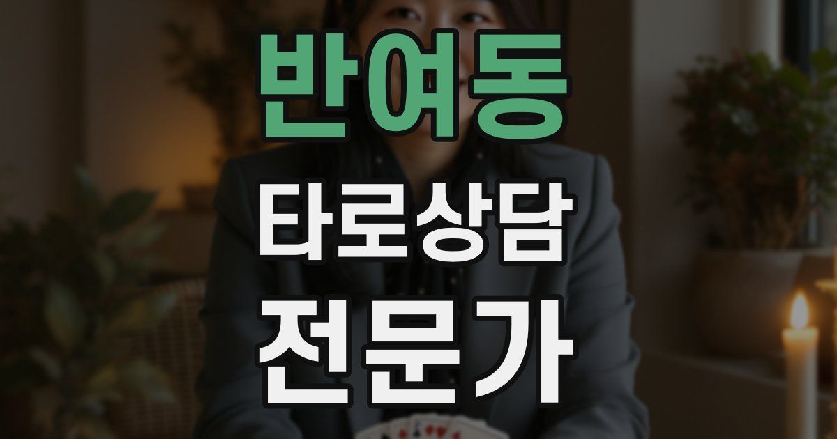 반여동 타로상담전문가 자격증
