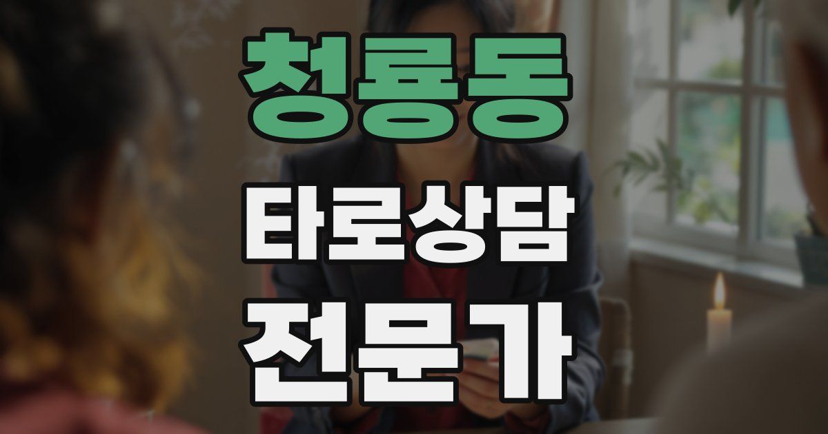 청룡동 타로상담전문가 자격증