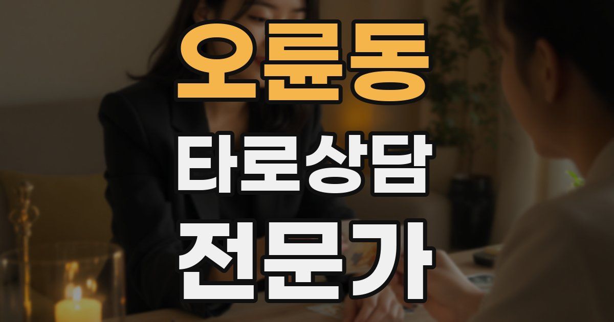오륜동 타로상담전문가 자격증