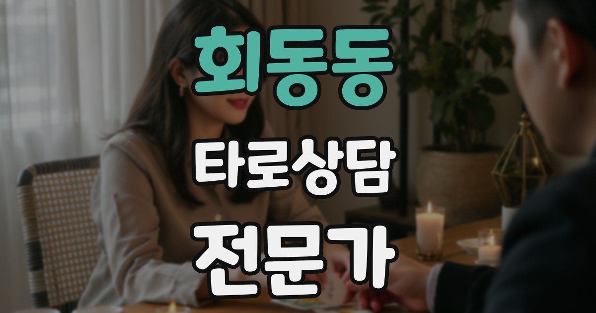 회동동 타로상담전문가 자격증